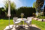 Terrasse mit Gartenblick - Wohnung 08 - Top-Hundeurlaub