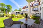 Terrasse mit Gartenblick - Wohnung 08 - Top-Hundeurlaub
