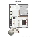 Grundriss | EG - Wohnung 10 - Top-Hundeurlaub