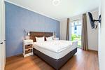 Schlafzimmer mit Doppelbett - Wohnung 10 - Top-Hundeurlaub