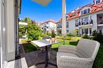 Terrasse mit Gartenmöbeln - Wohnung 10 - Top-Hundeurlaub
