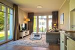 Blick zum Wohnbereich - Wohnung 09 - Top-Hundeurlaub