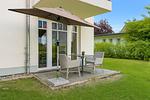 Blick zur Terrasse - Wohnung 09 - Top-Hundeurlaub