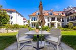 Terrasse mit Gartenblick - Wohnung 09 - Top-Hundeurlaub