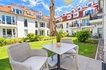 Blick zur Terrasse - Wohnung 09 - Top-Hundeurlaub