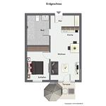 Grundriss | EG - Wohnung 11 - Top-Hundeurlaub