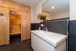 Badezimmer mit Sauna - Wohnung 44 - Top-Hundeurlaub