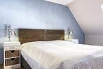 Schlafzimmer mit Doppelbett - Wohnung 61 - Top-Hundeurlaub