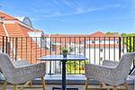 Balkon mit Sitzgelegenheit - Wohnung 61 - Top-Hundeurlaub