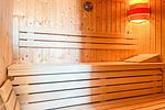 Badezimmer mit Sauna - Wohnung 63 - Top-Hundeurlaub