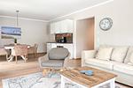 heller Wohnbereich - Wohnung 45 - Top-Hundeurlaub