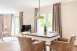 Blick vom Essbereich in den Wohnbereich - Wohnung 45 - Top-Hundeurlaub