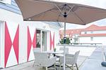 Blick auf den Balkon - Wohnung 45 - Top-Hundeurlaub