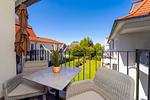 Blick auf Garten - Wohnung 05 - Top-Hundeurlaub