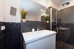 Badezimmer mit Dusche und WC - Wohnung 05 - Top-Hundeurlaub