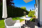 Terrasse mit Gartenblick - Wohnung 05 - Top-Hundeurlaub