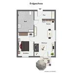 Grundriss | EG - Wohnung 18 - Top-Hundeurlaub