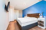 Schlafzimmer mit Doppelbett - Wohnung 55 - Top-Hundeurlaub