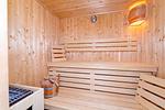 Badezimmer mit Sauna - Wohnung 48 - Top-Hundeurlaub
