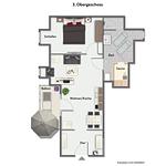 Grundriss | 3. OG - Wohnung 64 - Top-Hundeurlaub