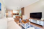 Wohnbereich mit TV - Wohnung 41 - Top-Hundeurlaub