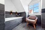 Badezimmer mit Dusche und WC - Wohnung 47 - Top-Hundeurlaub