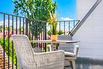 Balkon mit Gartenblick - Wohnung 47 - Top-Hundeurlaub