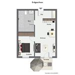 Grundriss | EG - Wohnung 69 - Top-Hundeurlaub