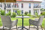 Terrasse mit Gartenmöbeln - Wohnung 16 - Top-Hundeurlaub