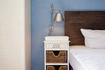 Schlafzimmer mit Doppelbett - Wohnung 16 - Top-Hundeurlaub