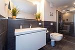 Badezimmer mit Dusche und WC - Wohnung 38 - Top-Hundeurlaub