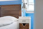 Schlafzimmer mit Doppelbett - Wohnung 67 - Top-Hundeurlaub
