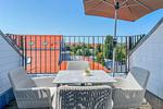 Balkon mit Gartenmöbeln - Wohnung 68 - Top-Hundeurlaub