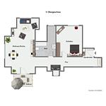 Grundriss | 3. OG - Wohnung 68 - Top-Hundeurlaub