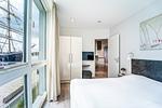 1. Schlafzimmer mit Blick zur Passat - Promenadenvilla 03 Wohnung 04 - Top-Hundeurlaub