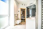 Badezimmer mit Dusche und WC - Promenadenvilla 03 Wohnung 04 - Top-Hundeurlaub