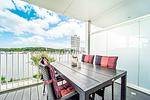 Balkon mit Gartenmöbeln - Promenadenvilla 03 Wohnung 04 - Top-Hundeurlaub