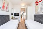 2. Schlafzimmer mit Einzelbetten - Promenadenvilla 03 Wohnung 04 - Top-Hundeurlaub