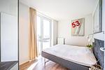 1. Schlafzimmer mit Doppelbett - Promenadenvilla 03 Wohnung 06 - Top-Hundeurlaub