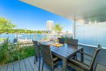 Terrasse mit Blick zum Meer - Promenadenvilla 03 Wohnung 02 - Top-Hundeurlaub