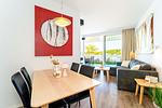 Wohn-und Essbereich - Promenadenvilla 03 Wohnung 02 - Top-Hundeurlaub