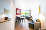 Wohn-und Essbereich - Promenadenvilla 03 Wohnung 02 - Top-Hundeurlaub
