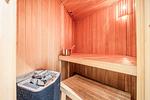 Sauna im Badezimmer - Promenadenvilla 03 Wohnung 02 - Top-Hundeurlaub