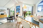Blick zum Wohn- und Essbereich - Ferienhaus 13 - Top-Hundeurlaub