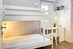 2. Schlafzimmer mit Etagenbett und Kleiderschrank - Ferienhaus 18 - Top-Hundeurlaub