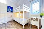 2. Schlafzimmer mit Etagenbett - Ferienhaus 18 - Top-Hundeurlaub