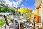 Terrasse mit Ausblick - Ferienhaus 18 - Top-Hundeurlaub