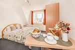 Schlafzimmer - App. Mittagsonne - Top-Hundeurlaub