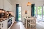 Küche / Küchenzeile - Ferienwohnung 1.2/ Femmi - Top-Hundeurlaub