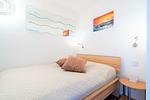 Schlafzimmer - Ostseeflair mit Meeresblick - Top-Hundeurlaub